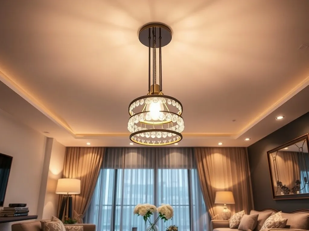 Pomysł na sufit w salonie: inspiracje i praktyczne rozwiązania