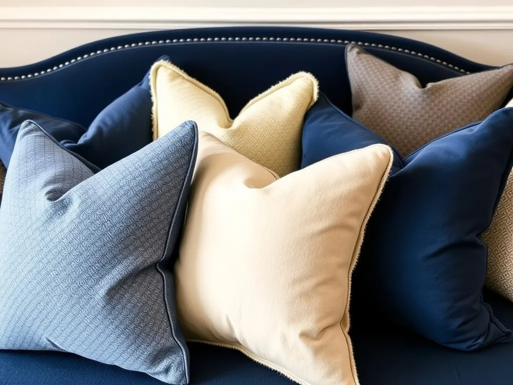 Jakie poduszki do granatowej kanapy? Oto najlepsze propozycje!