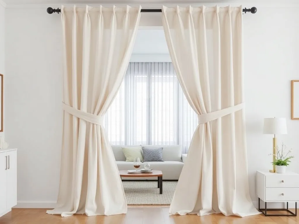 Za długie firanki: jak je upiąć i stylowo zaaranżować?