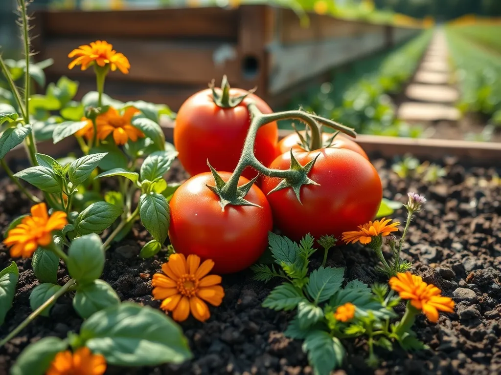 Co sadzić obok pomidorów? Najlepsze rośliny towarzyszące