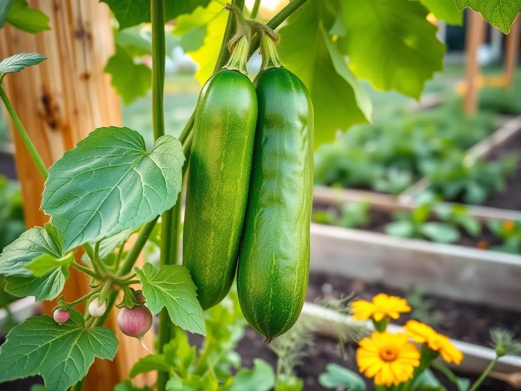 Co sadzić obok ogórków?