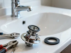 Nowoczesny piec elektryczny z widocznym elementem grzejnym w przytulnym, minimalistycznym salonie wieczorową porą.